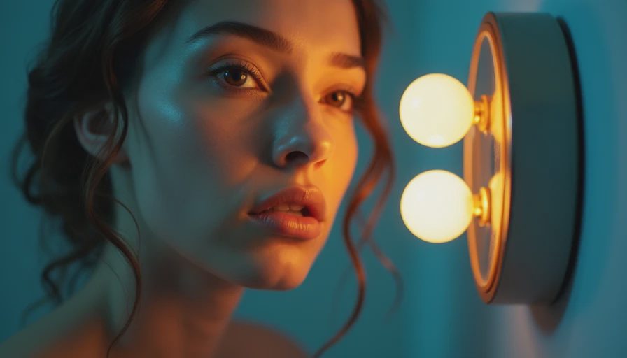 Visual context for 4 light vanity light fixture