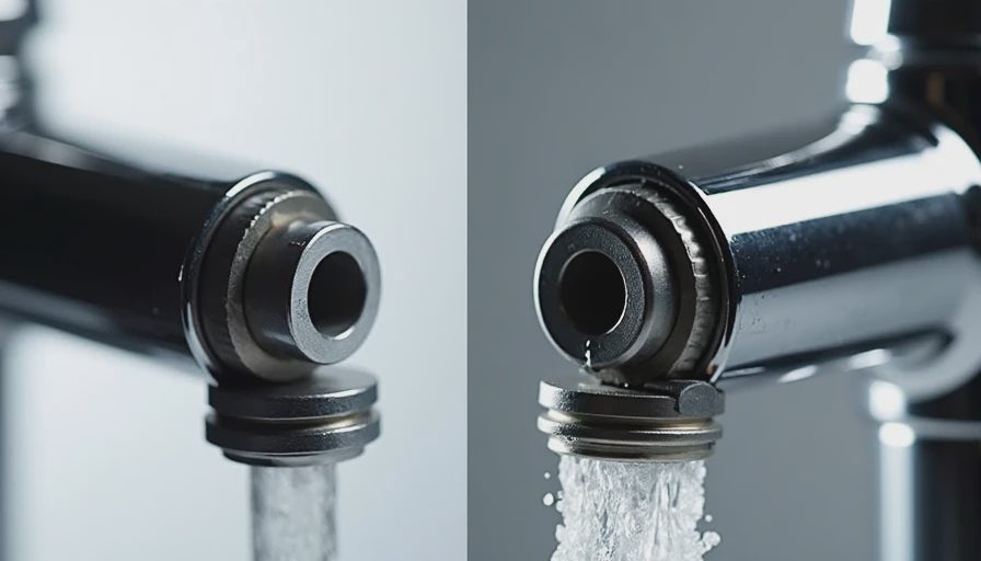 Internal comparison of budget and premium faucet components