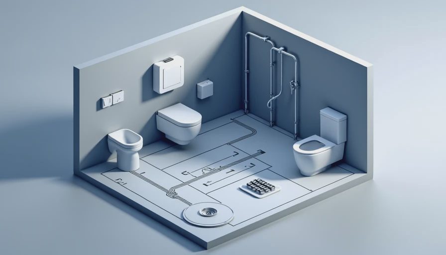 Visual context for cost to add bathroom in basement