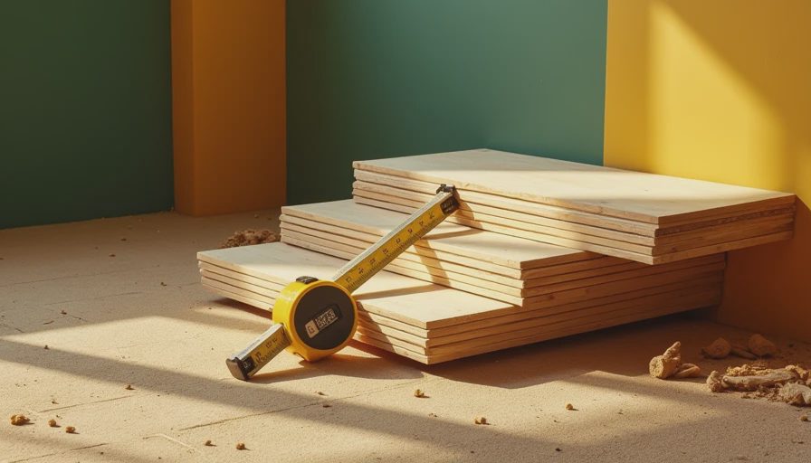 Visual context for replacing wooden floorboards