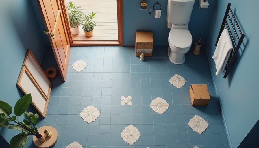 Visual context for tile flooring