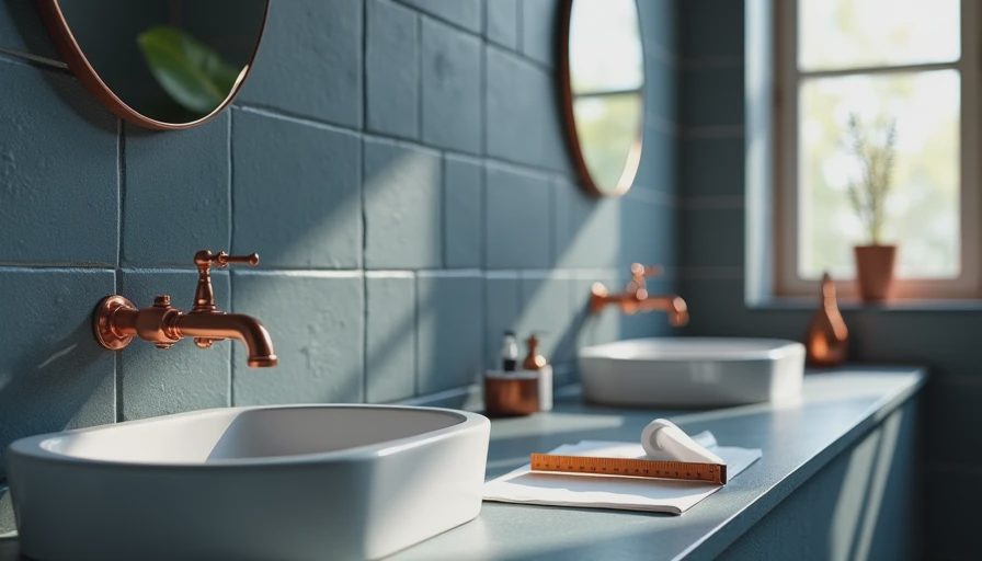 Visual context for remodeling tiny bathroom