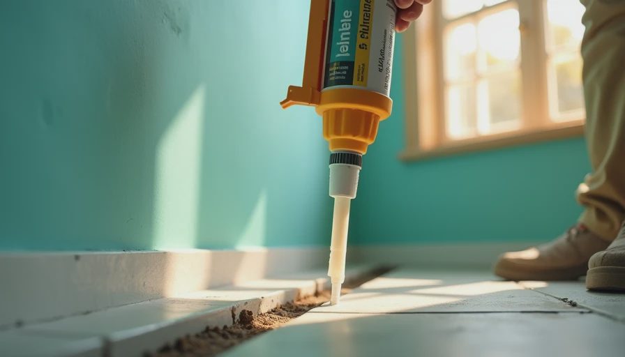 Visual context for basement sealing