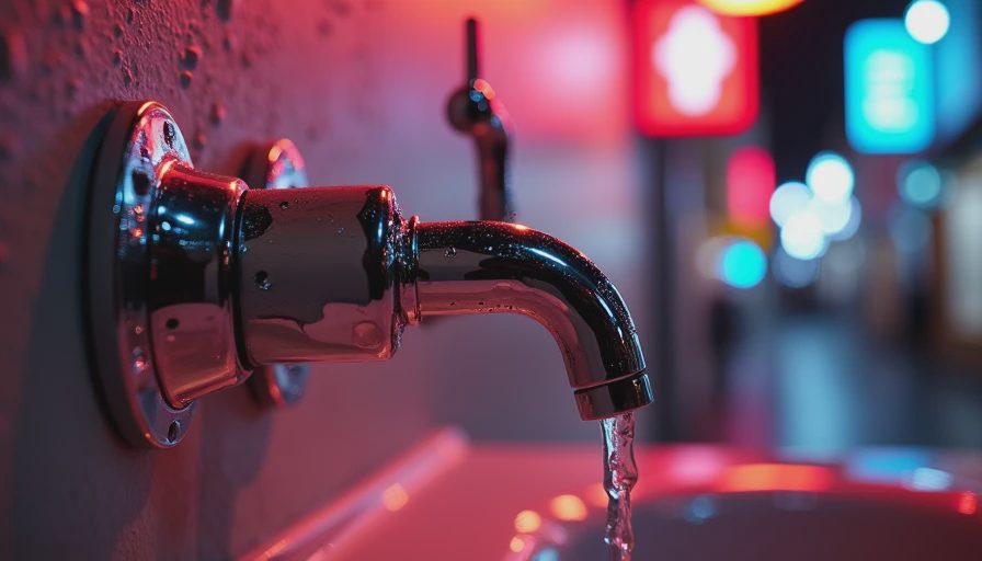 Visual context for shower faucet